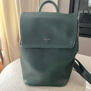Matt & Nat medium FABI backpack in teal green